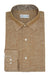 Brown Designer Cotton Linen Shirt