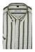 Green & White Broad Stripes Cotton Linen Shirt