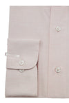 Pink Self Striped Designer Cotton Shirt