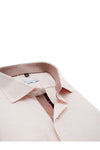 Pink Self Striped Designer Cotton Shirt