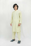 Light Lime Karandi Kurta Shalwar