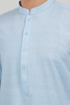 Sky Blue Karandi Kurta Shalwar