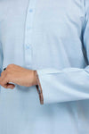 Sky Blue Karandi Kurta Shalwar