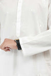 Off-White Elegant Chicken Kari Kurta Pajama