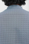Blue Wash And Wear Designer Kurta With White Shalwar