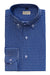 Blue & White Pattern Cotton Shirt