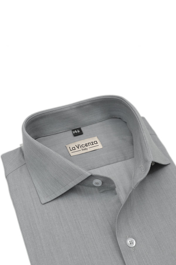 Grey Medium Corporate Cotton Shirt