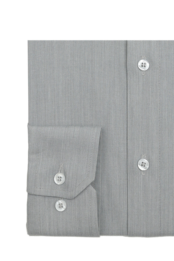 Grey Medium Corporate Cotton Shirt