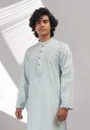 Ice Blue Karandi Kurta Shalwar