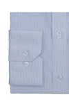 Light Blue Pencil Stripe Corporate Cotton Shirt