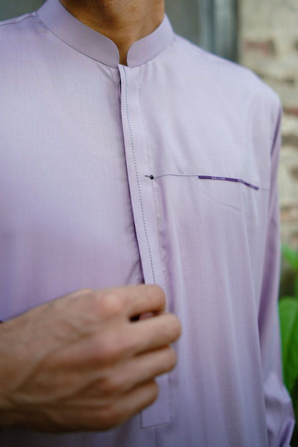 Light Purple Wash And Wear Designer Shalwar Kameez