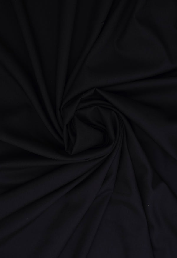 Premium Cotton Black Fabric