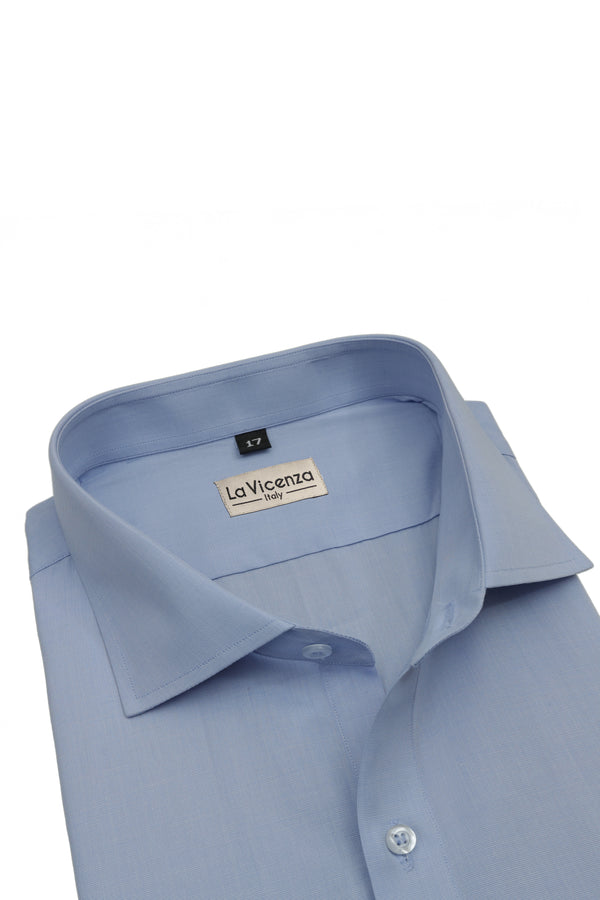 Sky Blue Corporate Cotton Shirt
