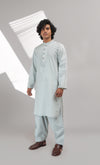 Ice Blue Karandi Kurta Shalwar