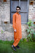 Mustard Orange Wash And Wear Designer Shalwar Kameez